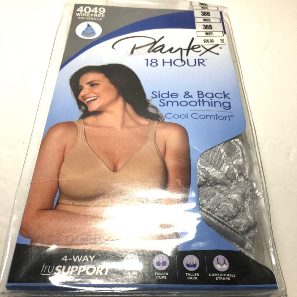 Playte xHour White Bra Size 38B